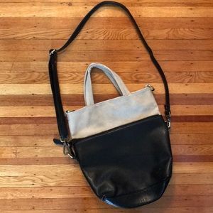 Free People Two Tone Leather Crossbody